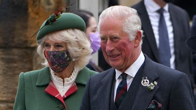 Britain's Prince Charles and wife Camilla, Duchess of Cornwall. Picture: AFP