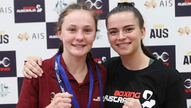 Ciara (left) hopes to follow in the footsteps of Commonwealth Games gold medallist Skye Nicholson (right).