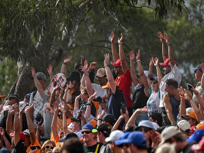 Sports fans have driven a mammoth $300m into the Victorian economy. Picture: William West