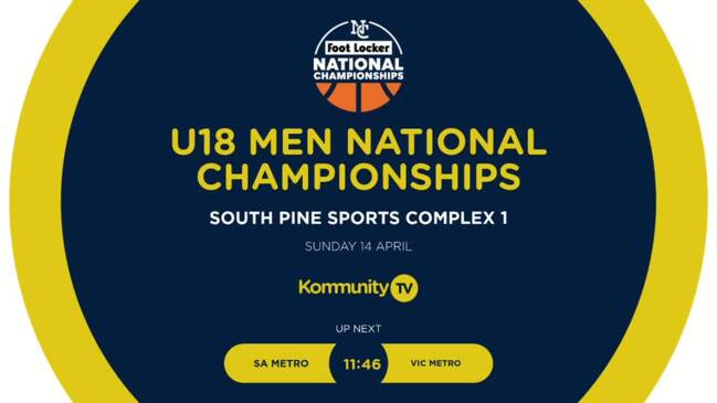 Replay: SA Metro v Vic Metro (U18 Men Gold)—Basketball Australia Under-18 National Championships and Junior Wheelchair Championships Day 8