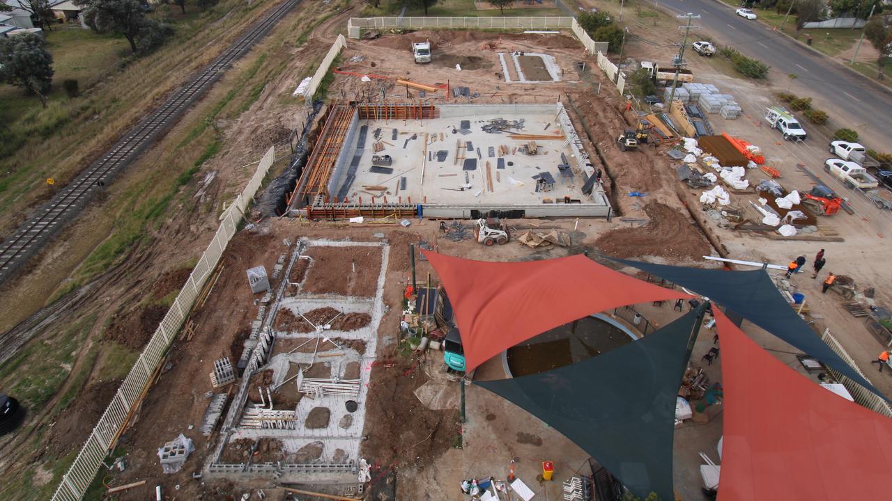 The Tara Council pool worksite. Picture: Supplied