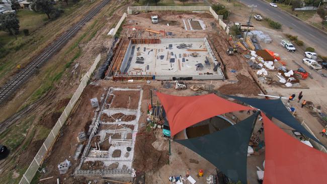 The Tara Council pool worksite. Picture: Supplied