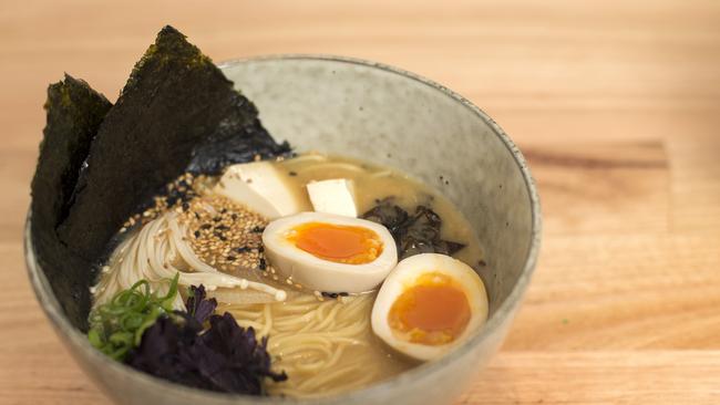 The vegetarian miso ramen.