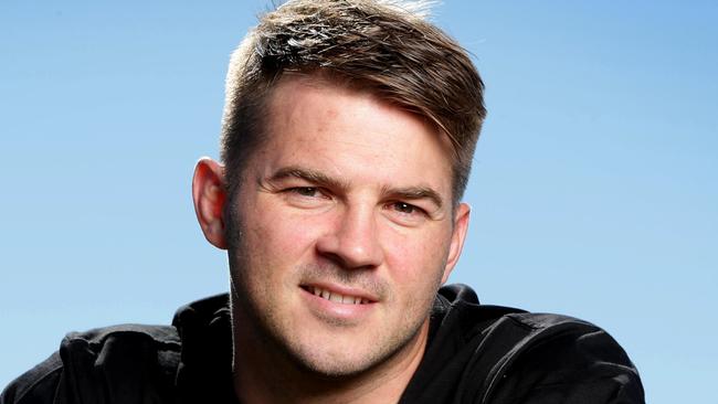 Drew Mitchell, poses at Pine Rivers Pumas Rugby Union Club,  Bray Park, Brisbane, Australia. A former Wallabies star Mr Mitchell has recently signed with FoxSports as a commentator. IMAGE AAP/Steve Pohlner