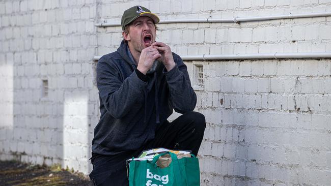 Drug users are still on the streets of Richmond near the safe injecting room. Picture: Jason Edwards