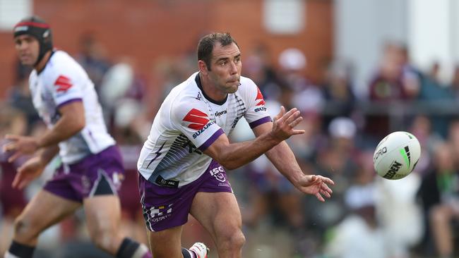 Cameron Smith has called for the 2020 NRL Season to be suspended. Picture: Brett Costello