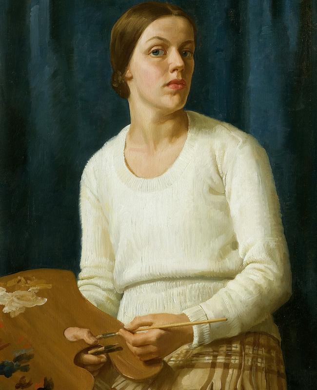 Self portrait, 1932, oil on canvas by Nora Heysen.