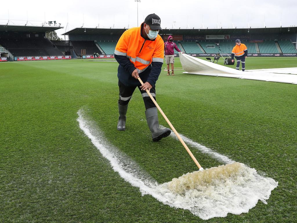 Launceston endured a dreary start to the weekend. (Photo by Sarah Reed/Getty Images)