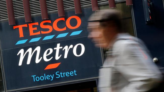 Tesco is axing 4500 jobs. Picture: AFP