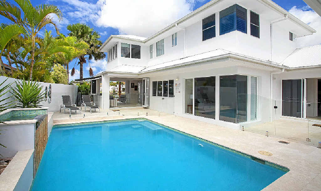 WATER VIEWS: This modern home at Noosa Waters offers plenty of inside-outside living options. Picture: Contributed