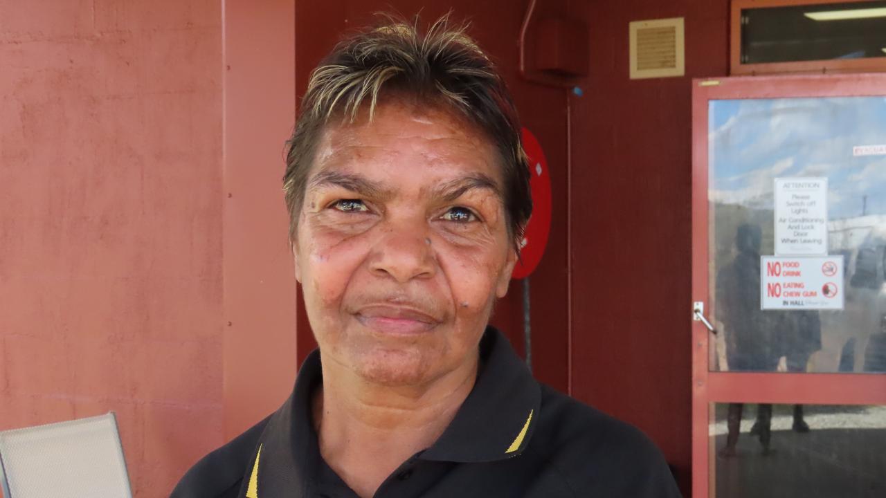 Central Arrernte teacher and Elder Joyce Palmer said students can relate to their teachers at Yipirinya School. Picture: Annabel Bowles