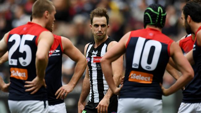 Melbourne players had no answer for Steele Sidebottom. Picture: AAP Images