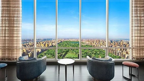 David Collard's apartment overlooking Central Park: Picture: Supplied