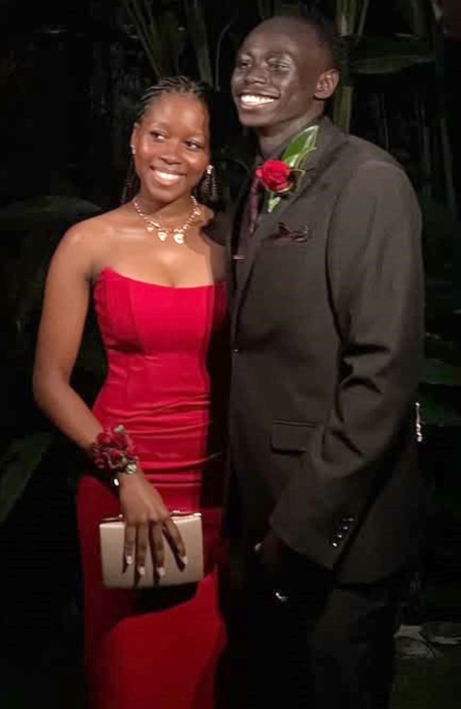 Gout Gout with his school formal partner Asha (Instagram picture)