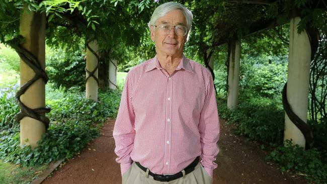 Businessman Dick Smith at his property at Gundaroo, Southern NSW, following the announcement that the company he founded and still carries his name, has been placed in voluntary administration. Picture: Ray Strange. PD 584317