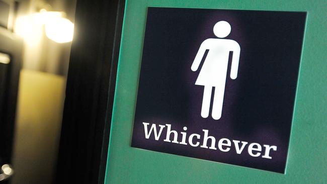 Gender neutral toilets are for people of any gender to use. This is not a picture of the actual toilets at Casuarina Square / AFP PHOTO / GETTY IMAGES NORTH AMERICA / SARA D. DAVIS