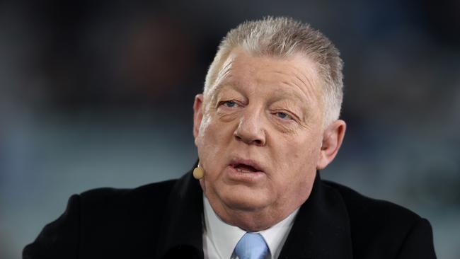 SYDNEY, AUSTRALIA - JUNE 08:  Commentator and General Manager of the Canterbury-Bankstown Bulldogs Phil Gould looks on during game one of the 2022 State of Origin series between the New South Wales Blues and the Queensland Maroons at Accor Stadium on June 08, 2022, in Sydney, Australia. (Photo by Mark Kolbe/Getty Images)