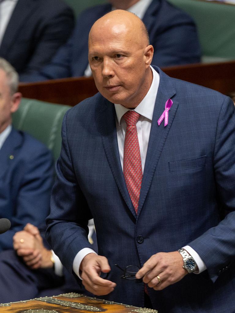 Peter Dutton said AUKUS was an important bipartisan measure. Picture: NCA NewsWire / Gary Ramage