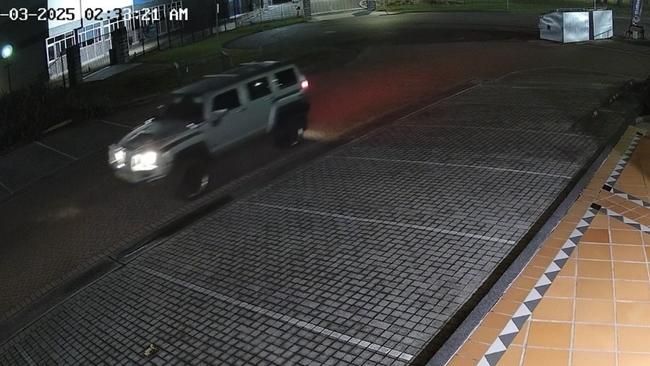 Police have released CCTV of a car as they continue to investigate an arson attack on a Central Coast pilates studio. The footage shows the vehicle near Penrose Cres, Erina, around the time of the fire. Picture: NSW Police.