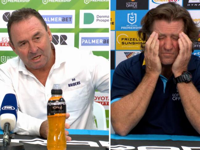 Ricky Stuart and Des Hasler.