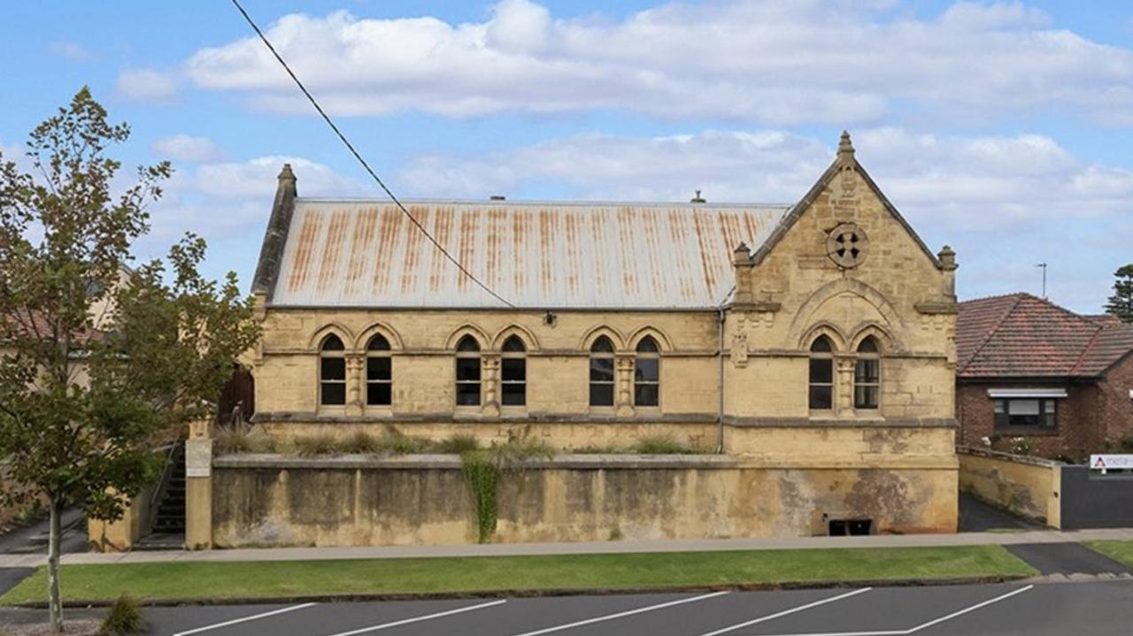 The sandstone church at 241 Koroit St, Warrnambool, VIC is for sale for $1.54m. Picture: realestate.com.au