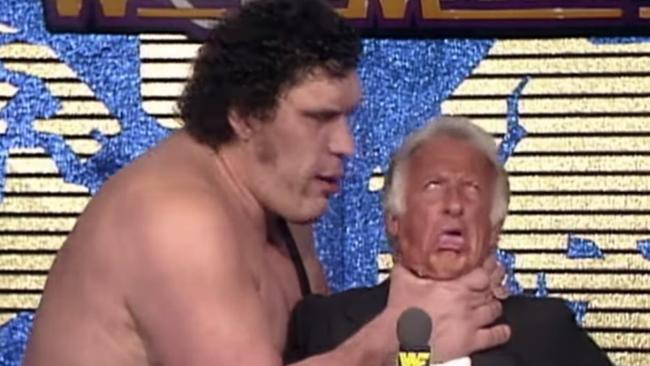 The doco celebrates the myth of Andre the Giant, as well as his quiet, sensitive side. Picture: Supplied