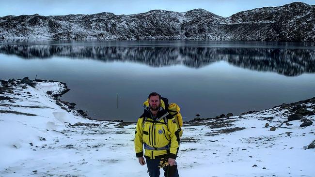 Davis Research Station, Antarctica, station leader David Knoff. Picture: Australian Antarctic Division @AusAntarctic