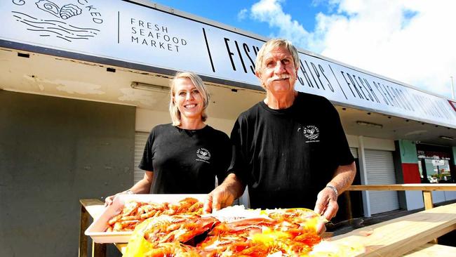 FRESH OUTLOOK: Get Shucked manager Rebecca Dow and owner Noel Baggaley are ready for business. Picture: Scott Powick