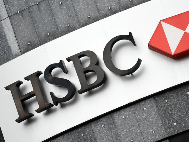 HSBC Bank logo is seen on a building in Sydney, Wednesday, Aug. 3, 2016. (AAP Image/Mick Tsikas) NO ARCHIVING