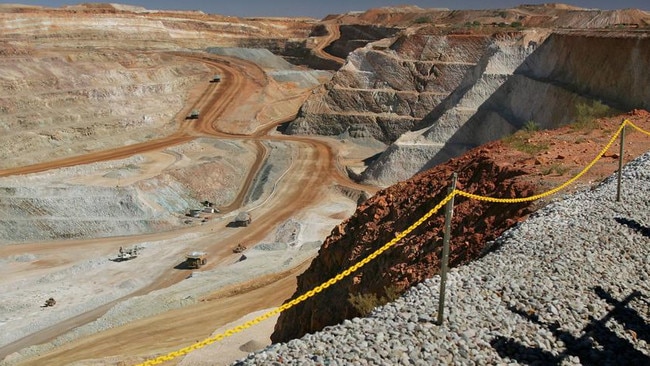 The main pit of Newcrest’s Telfer Mine. Picture: Will Burgess/Bloomberg