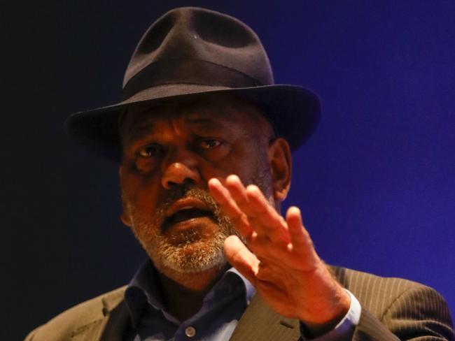 Noel Pearson addresses the 2019 Australian Law Council Dinner at the National Gallery of Australia in Canberra. Picture by Sean Davey.