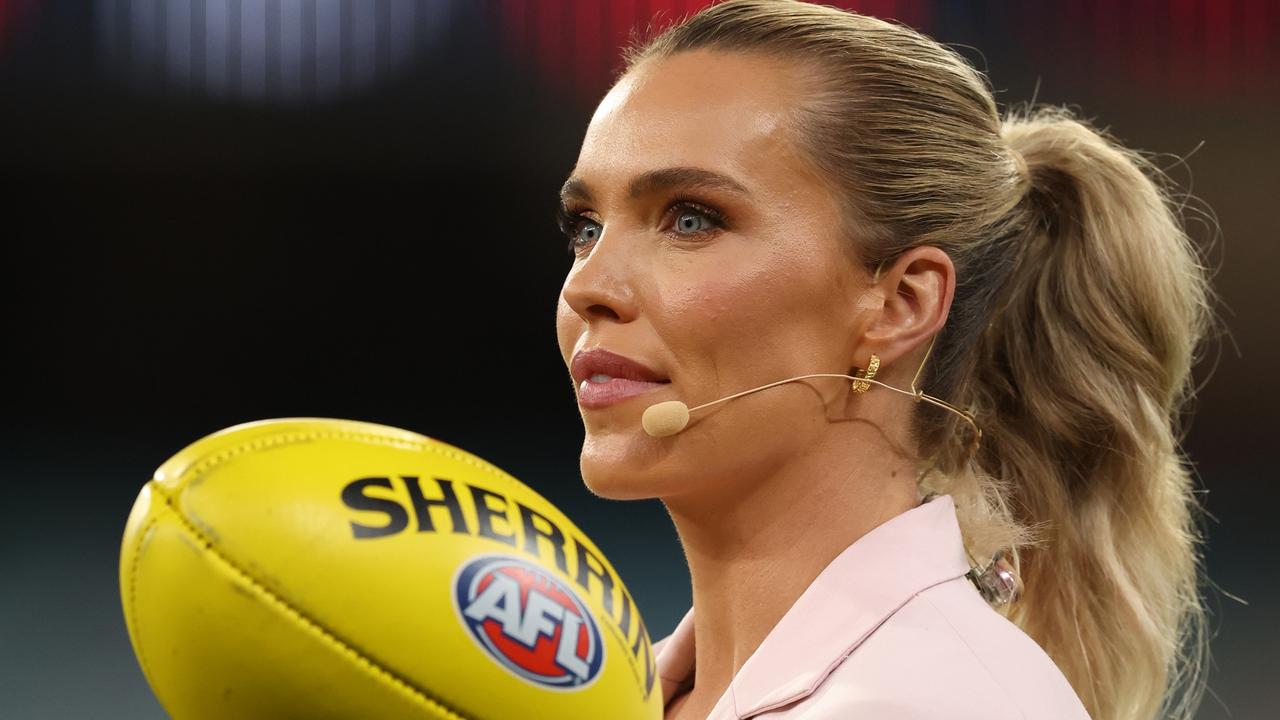 Abbey Holmes will continue with the Channel 7 commentary team for the 2025 AFL and AFL season. (Photo by Robert Cianflone/Getty Images)