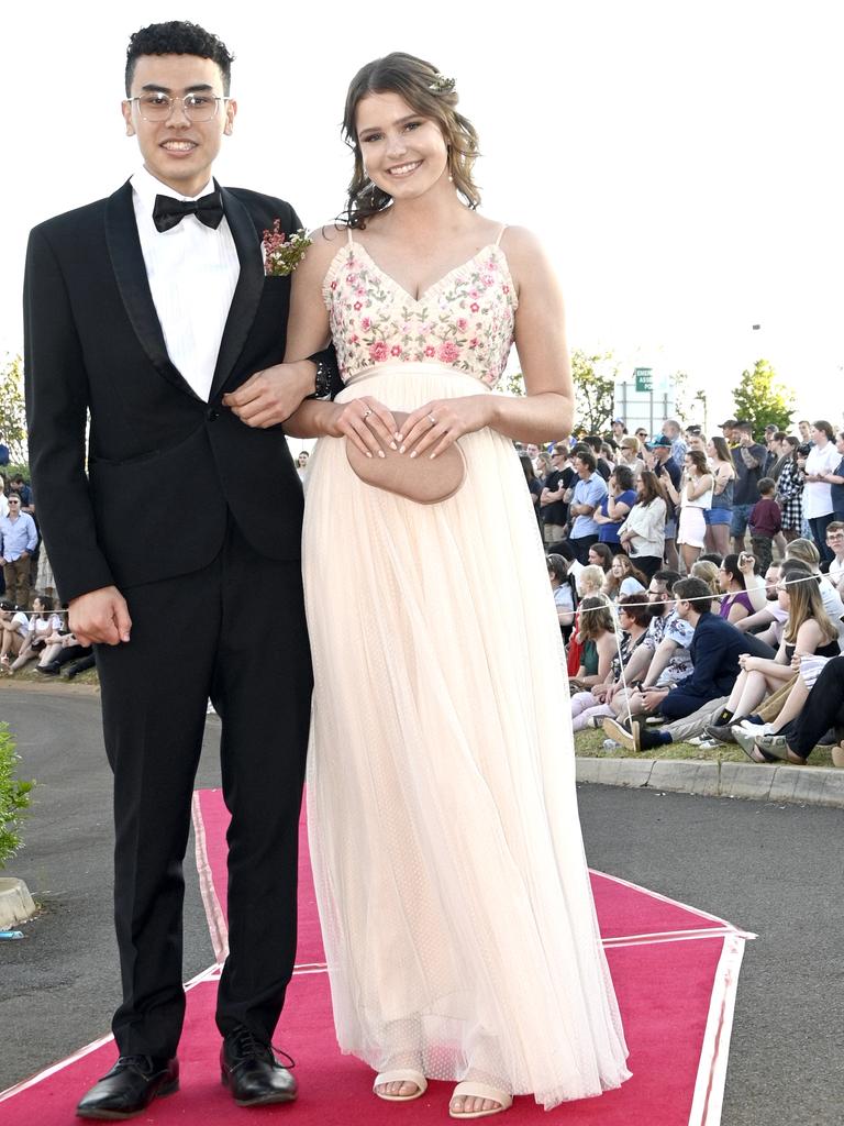 Toowoomba Christian College year 12 formal at Highfileds Cultural Centre. Johan Phipps and Eloise Copher.