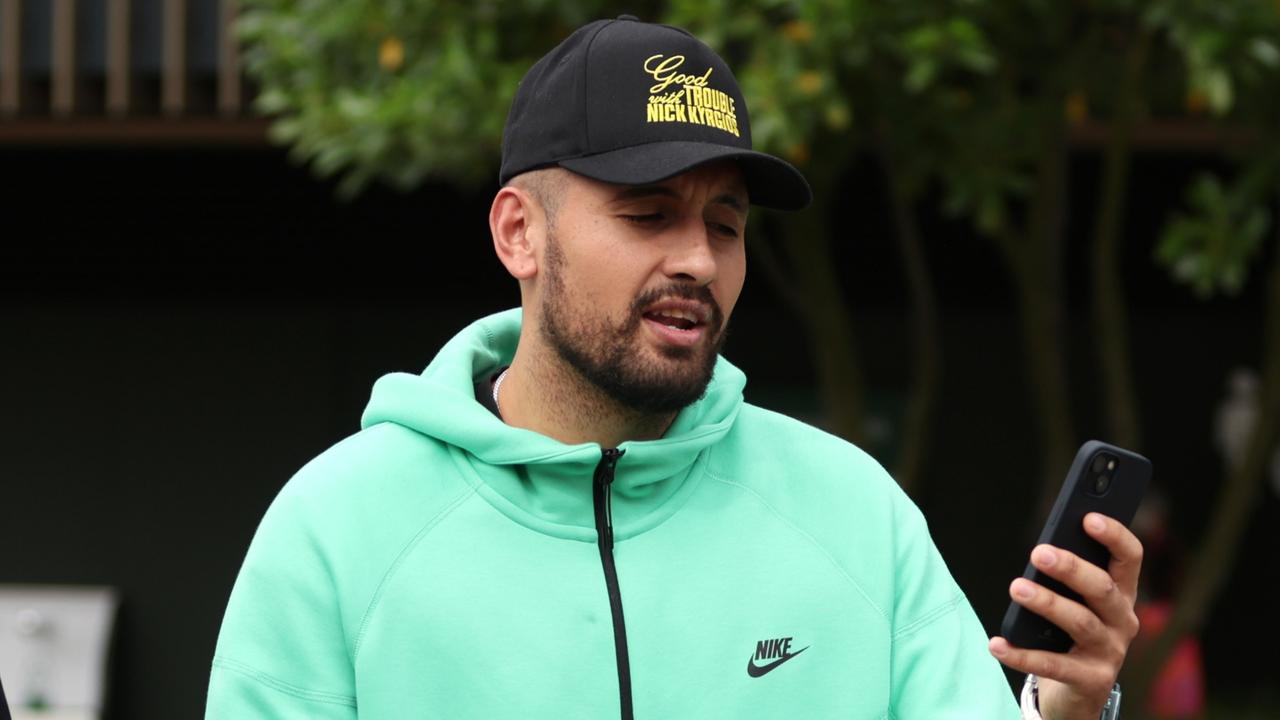 Nick Kyrgios’ former Davis Cup captain Lleyton Hewitt says he would be missing playing tennis ‘deep down’ despite taking up several prominent commentary opportunities. Picture: Clive Brunskill / Getty Images