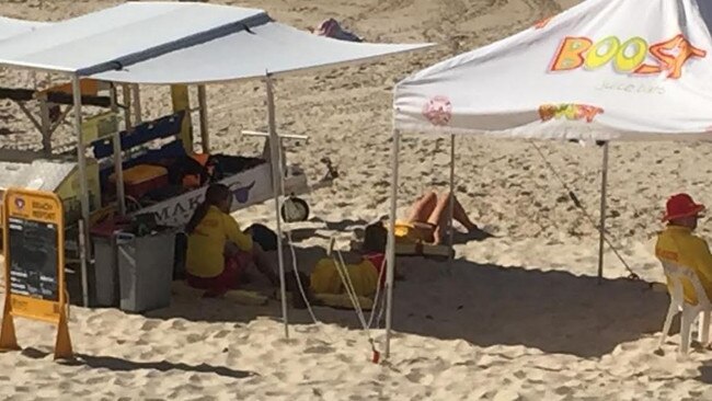 “Our finest on patrol,” a senior clubbie wrote about this photo, where Surf Lifesavers rest while on patrol in Queensland.