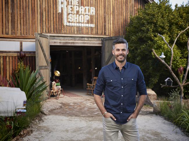 Dean Ipaviz host of Foxtel's new show The Repair Shop. Picture: Foxtel