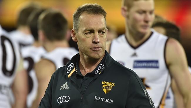 Hawthorn president Jeff Kennett has endorsed Alastair Clarkson to continue as coach. Picture: AAP