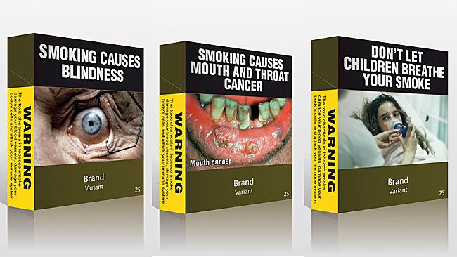 New cigarette packets