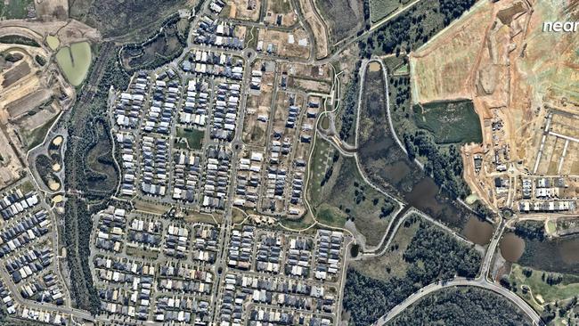 Aerial image of Pimpama taken in June 2017. Picture: Nearmap.