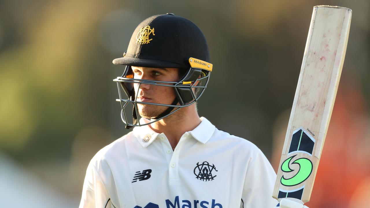 Teague Wyllie marque le premier siècle de Sheffield Shield, espoir de 18 ans, statistiques, vidéo