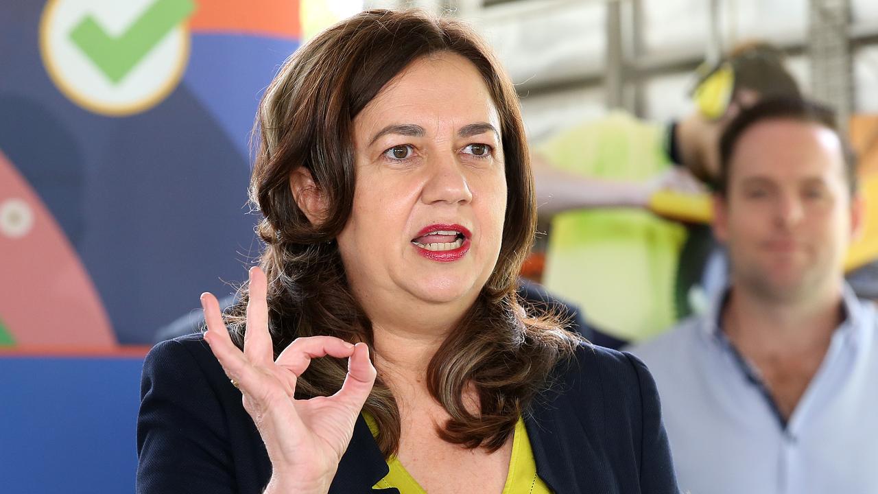 In August, Premier Annastacia Palaszczuk paused hotel quarantine, saying Queensland was in danger of being “loved to death” Picture: NCA NewsWire / Jono Searle