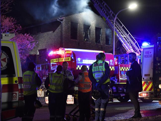 A man died in a house fire in Ambarvale. Picture: Gordon McComiskie