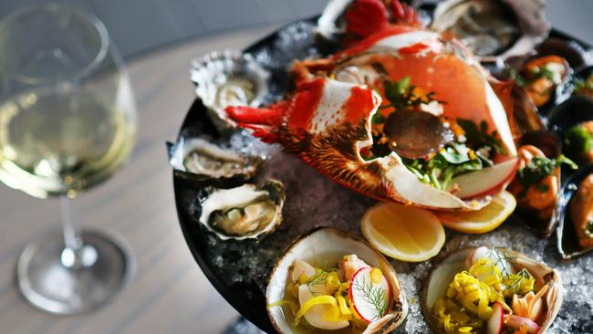 The seafood platter at Wilson + Market. Picture Rebecca Michael.