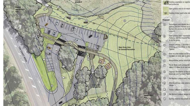 Option 4 of the Pat Morton Precinct – Car Park and Shared Path Concept Design, by Ballina Shire Council.