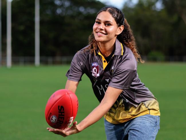 Norths Tigers junior player Heidi Talbot has been nominated for the 2024 AFLW draft for the 2025 season. Picture: Brendan Radke