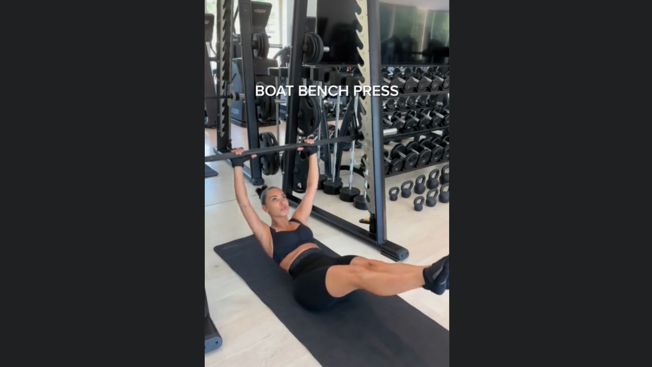 The 4 exercises in Kim Kardashian's current workout routine to keep her lean  and toned