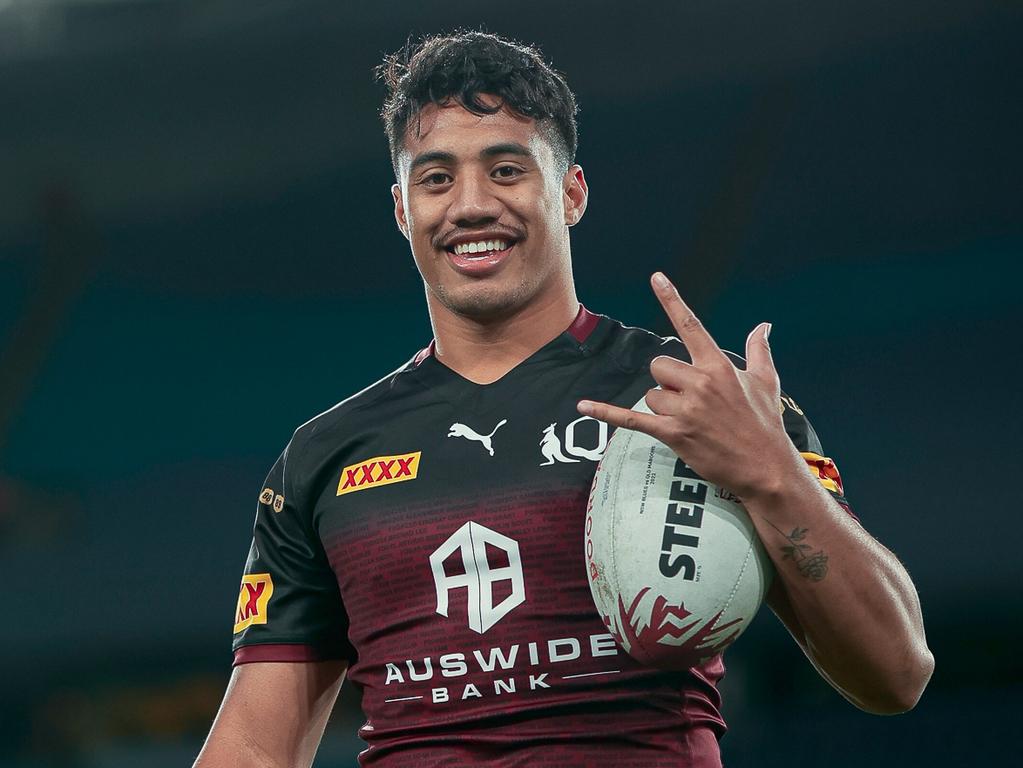 Murray Taulagi is set to make his State of Origin debut, having been plucked from rugby union as a junior. Picture: NRL Imagery