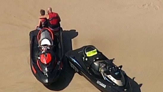 Mark Kingsman died after a jet ski accident of South Stradbroke Island on Wednesday. Picture: 7 News Queensland