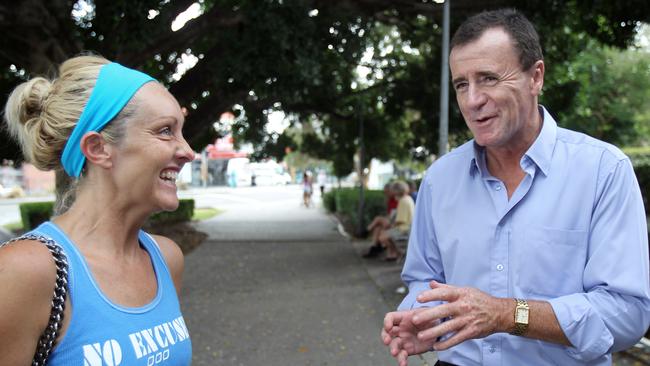 Graham Annesley during his campaigning days for the Liberal Party. 