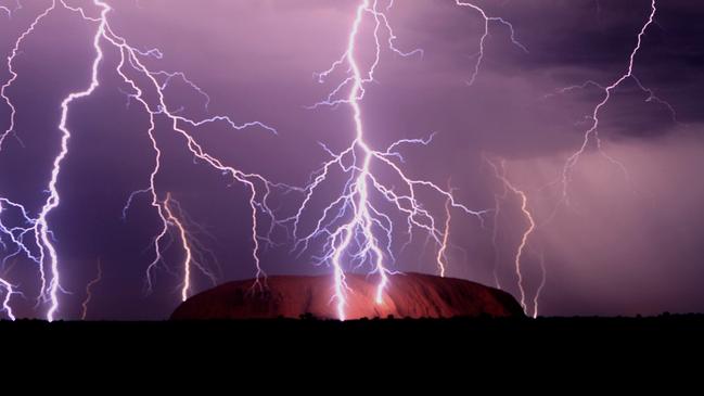 Coffs Harbour cafe owner Damien Hill took this photo of Uluru during his time as a freelance photographer.